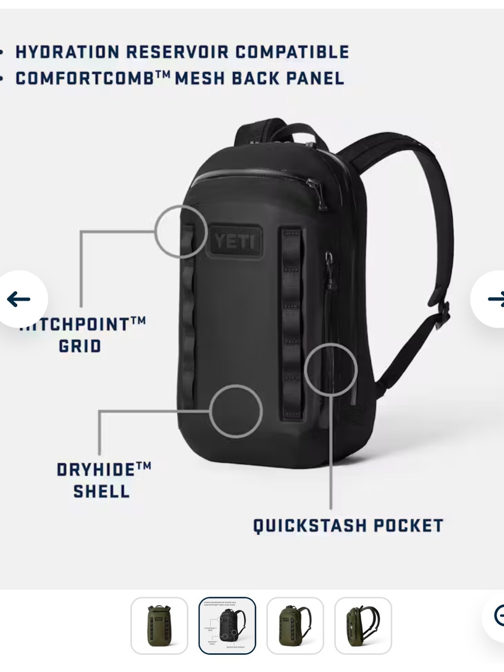 Yeti - Cayo 15L All-Weather Backpack - Picture 4 of 6